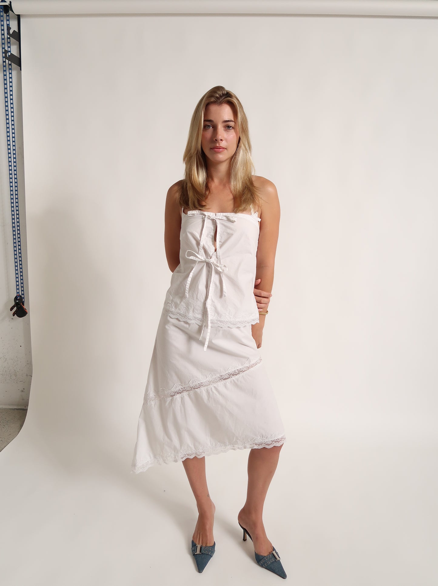 the delilah skirt ivory