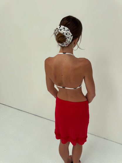 the lola scrunchie polka dot