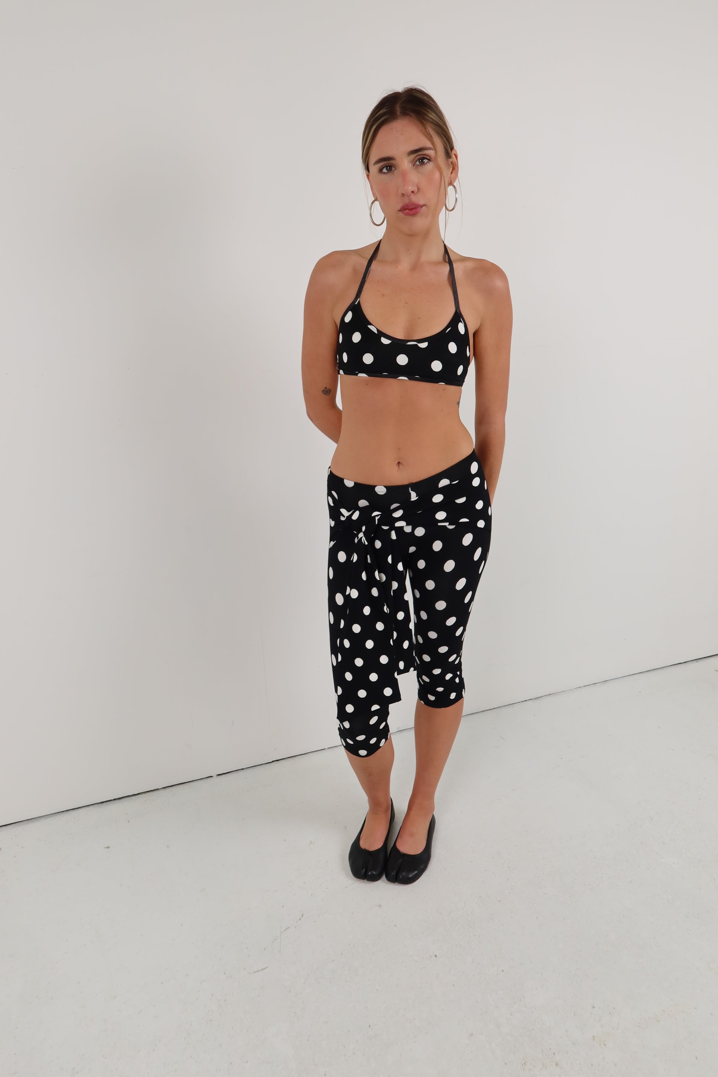 Lola Capri Black Polka Dot