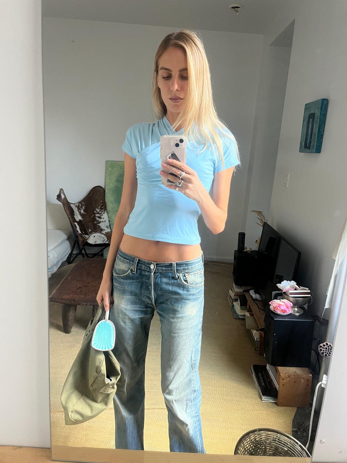 Romy Top Baby Blue