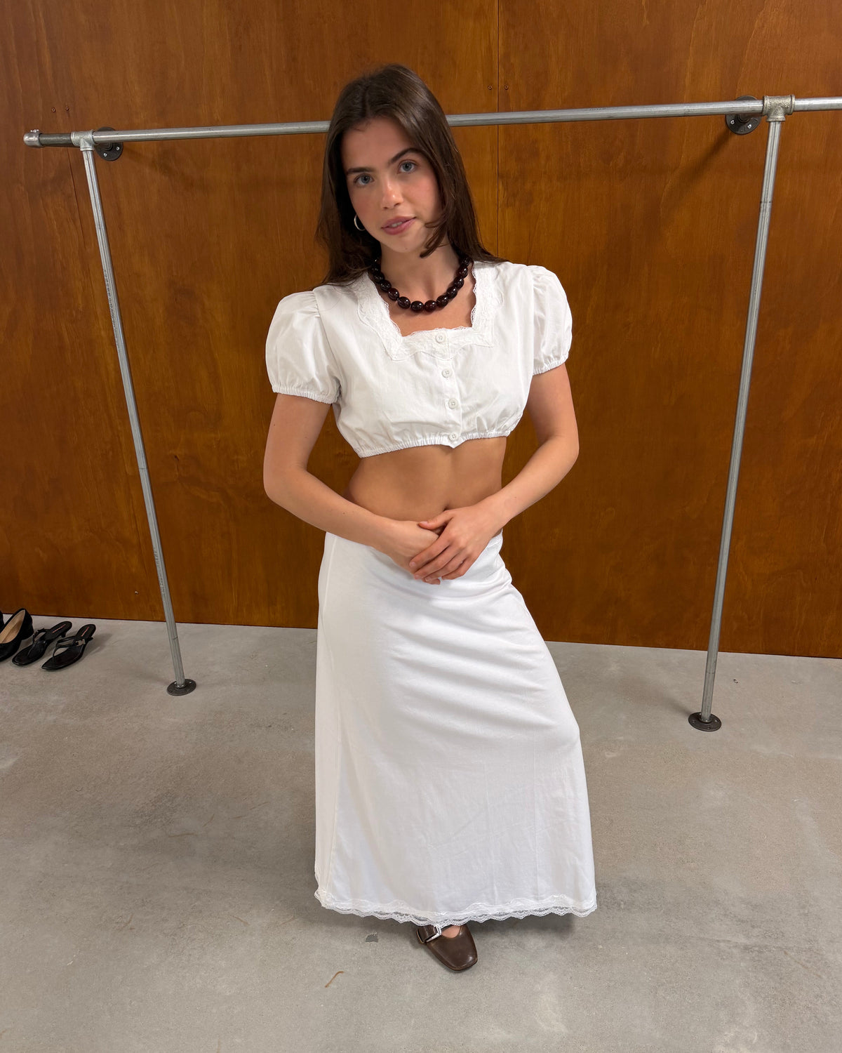 Juliette Skirt White