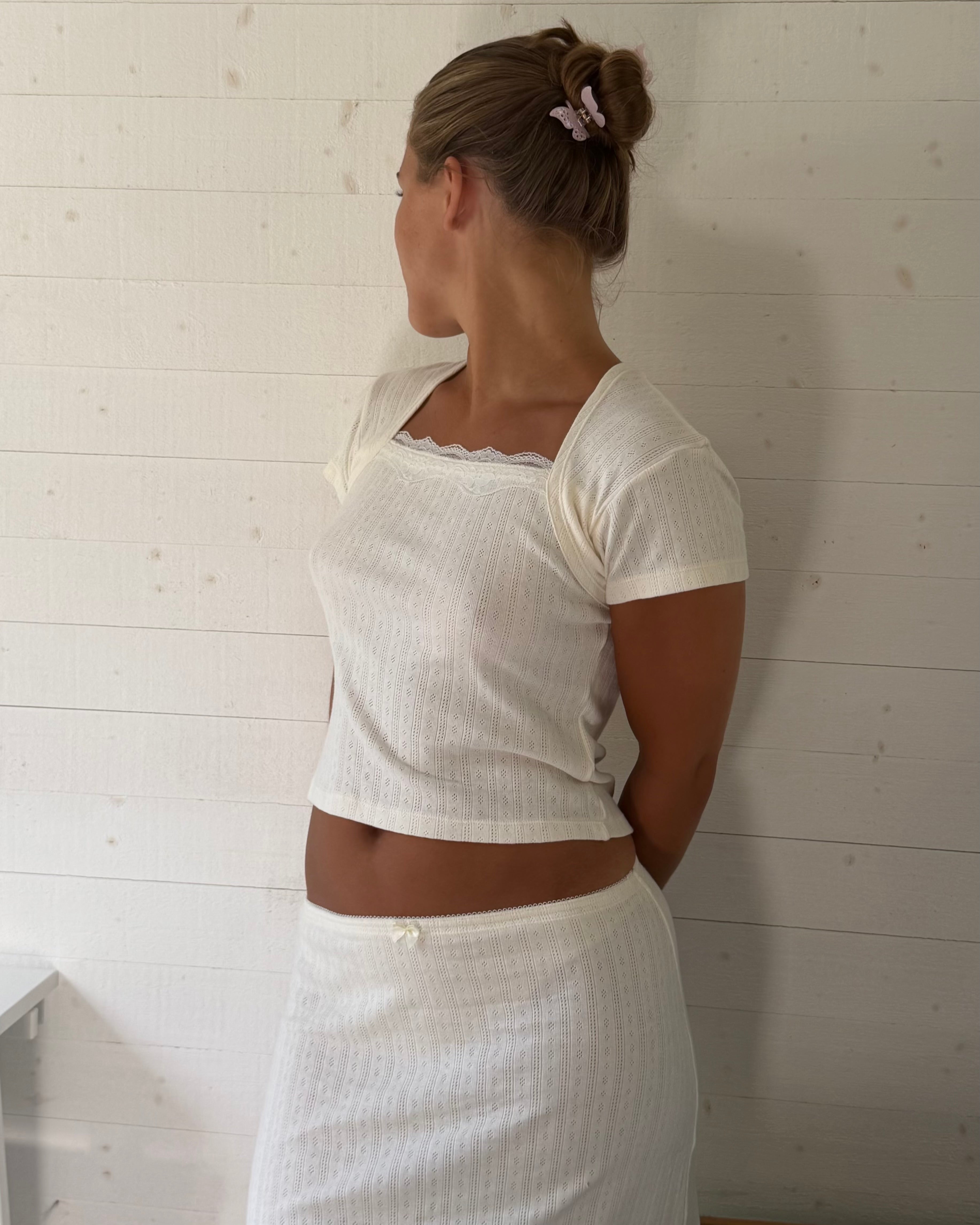 Margot Top Pointelle Cream